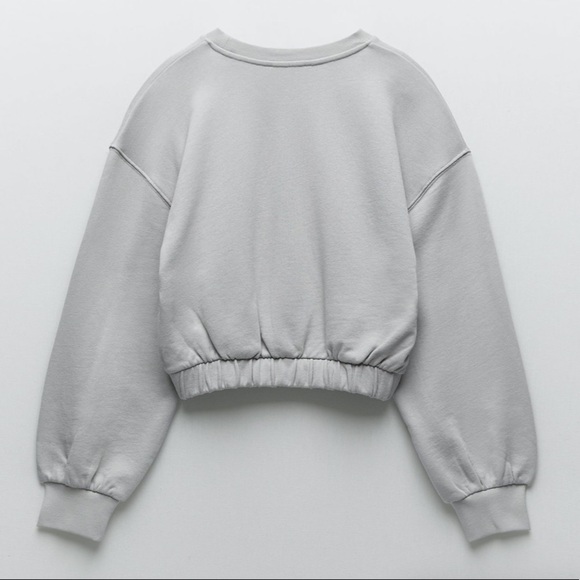 ZARA BNWT Plush Sweatshirt - Picture 5 of 6